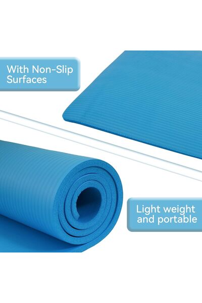 Fitness Max 10mm Thick Yoga Mat Multicolor