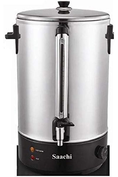 SAACHİ Saachi 40L Stainless Steel Electric Water Boiler with Adjustable Temperature Control and Non-Drip Ta