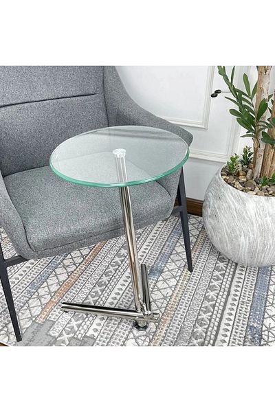private house silver service table