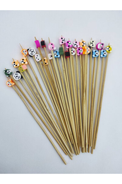 BEYHAN BAYHAN 15 Cm Uzun Kürdan - 30 Adet Dekoratif Sevimli Hayvanlar Boncukl...