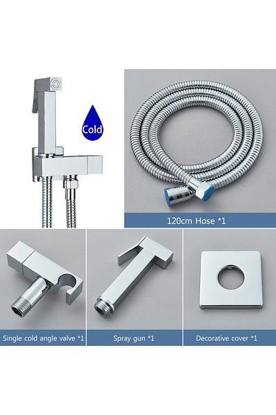 Blackswan Design Bidet faucet, Blackswan, Type M14, shiny chrome model, for cold water, size 13 cm