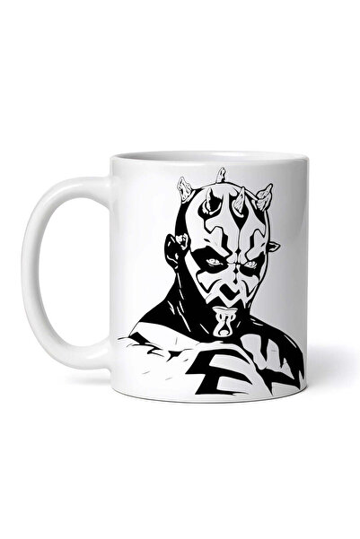 OEM Cană albă personalizată, Darth Maul Mandalorian Star Wars, INOVATIX®. 330 ml