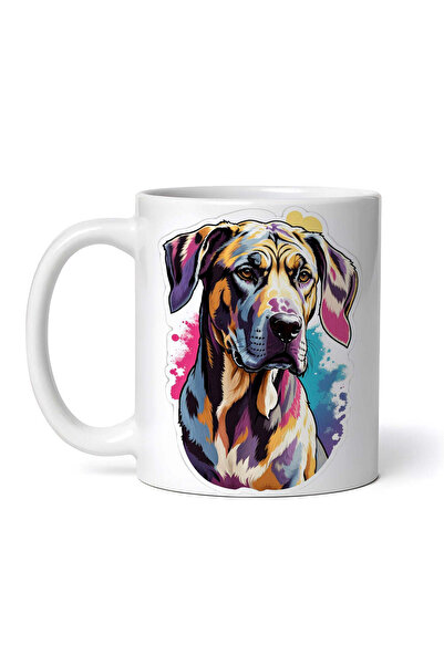 OEM Cană albă personalizată, câine dog german, INOVATIX®. 330 ml