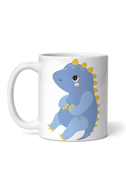 OEM Cană albă personalizată, dinozaur, INOVATIX®. 330ml