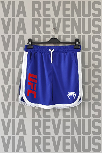 Vordevia Αθλητικό σορτς προπόνησης με στάμπα UFC με λεπτομέρεια Piping