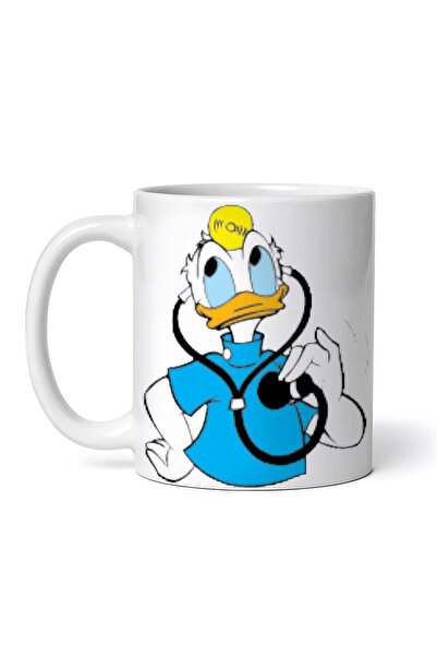 OEM Cană albă personalizată, Donald Disney, INOVATIX®. 330ml