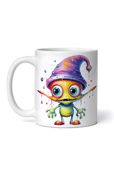 OEM Cană albă personalizată, Alien Obiboug, INOVATIX®. 330ml