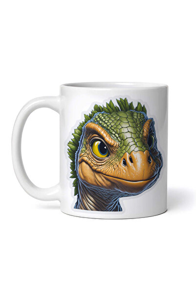 OEM Cană albă personalizată, Bolas dinozaurul, INOVATIX®. 330ml