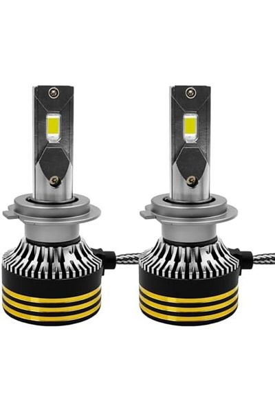 Golden camel مصابيح أمامية LED M8 Pro، مجموعة تحويل شعاع عالي ١٢٠ واط، ٣٠٠٠٠ لومن، ٦٥٠٠ كلفن أبيض بارد