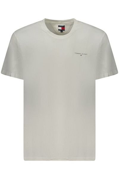 Tommy Hilfiger Men's T-shirt, TOMMY HILFIGER, 100% Cotton, White, XL, DM0DM21188