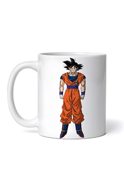 OEM Cană albă personalizată, Dragon Ball Goku gata de luptă, INOVATIX®. 330ml