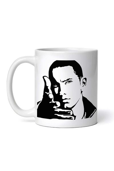 OEM Personalized white mug, Eminem, INOVATIX®. 330ml