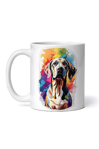 OEM Cană albă personalizată, câine dog german, INOVATIX®. 330 ml