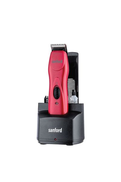 Sanford Sanford Rechargeable Hair Clipper, Red