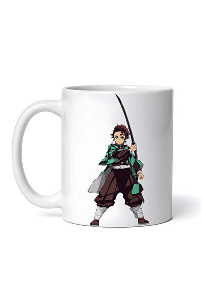 OEM Cană albă personalizată, Demon Slayer Tanjiro Kamado warrior, INOVATIX®. ...