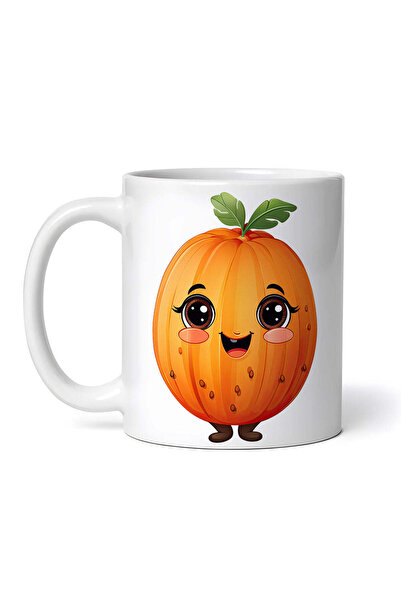 OEM Cană albă personalizată, Happy Pumpkin, INOVATIX®. 330ml