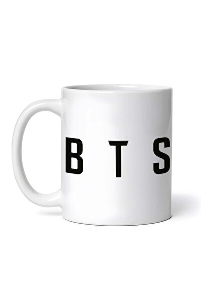 OEM Cană albă personalizată, emblemă BTS, INOVATIX®. 330 ml