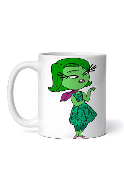 OEM Cană albă personalizată, Disney Inside Out Disgust, INOVATIX®. 330 ml