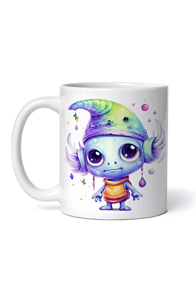 OEM Cană albă personalizată, Alien Bilblog, INOVATIX®. 330ml