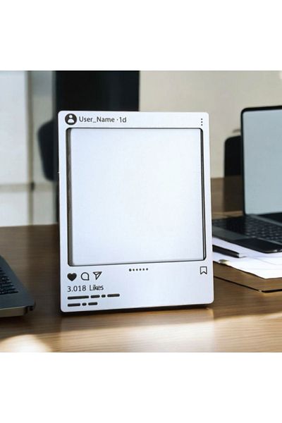 Murat Lazer Personalizable Photo Frame Mini Pedestal
