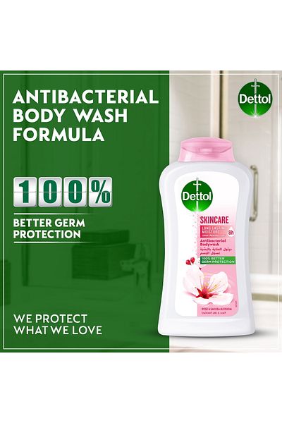 Dettol Skincare Body Wash Rose & Sakura Blossom 250
