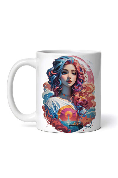 OEM Cană albă personalizată, față curbată, Inovatix®. 330 ml