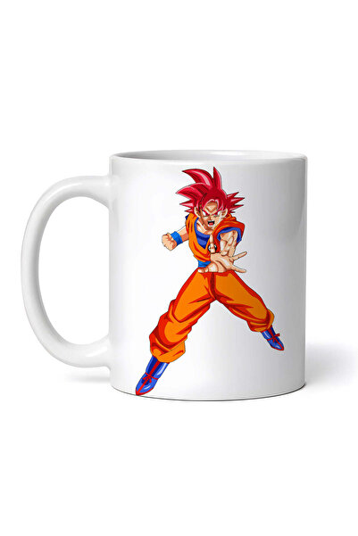OEM Cană albă personalizată, Goku legendar din Dragon Ball, INOVATIX®. 330ml