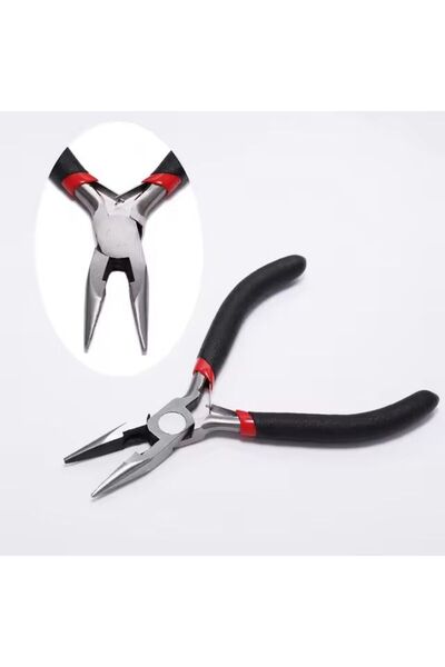 Choice كماشة 3-Nipper مقاس 12 بوصة كماشة مجوهرات مجموعة أدوات ومعدات إبرة طويلة وأنف مستدير لقطع الأسلاك