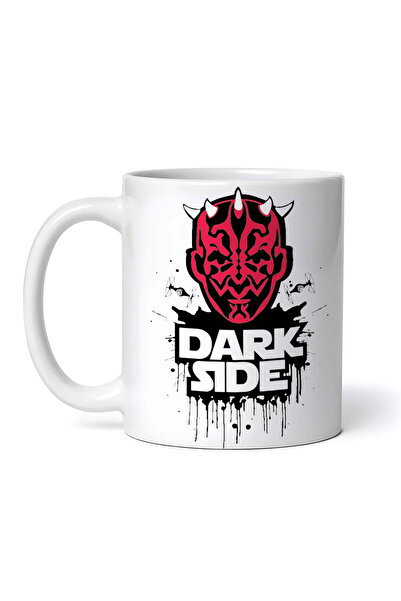 OEM Cană albă personalizată, Darth Maul Dark Side, INOVATIX®. 330 ml