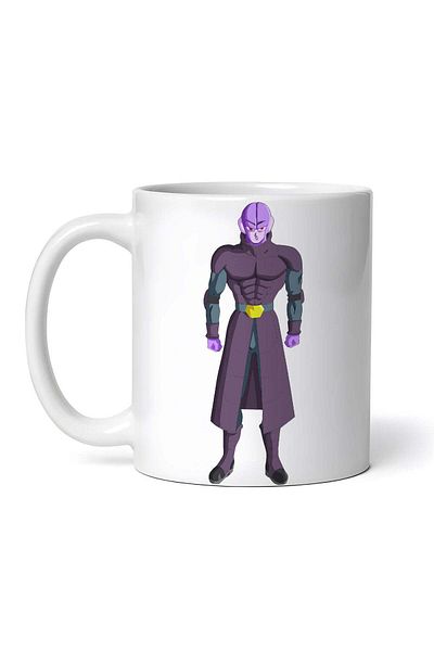 OEM Cană albă personalizată, Dragon Ball Hit 2, INOVATIX®. 330 ml