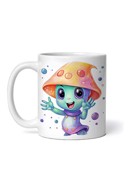 OEM Cană albă personalizată, Alien Zizuan, INOVATIX®. 330ml