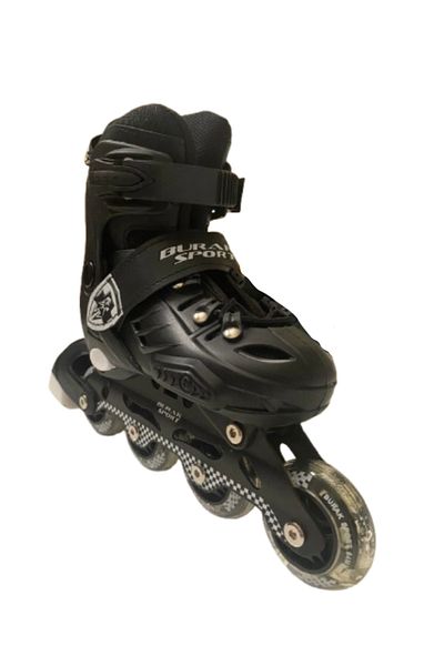 Janissary Professional Lighted Silicone Wheel Adjustable Child-Adult Roller Skate