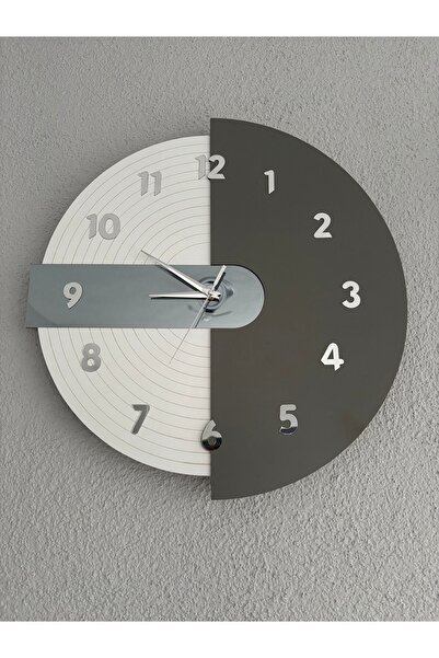 Nixar Desing Bozcali 2 Duvar Saati, Rustik Duvar Saati,vintage Saat,ahşap Duvar Saat, Dekoratif Saat, Wall Clock