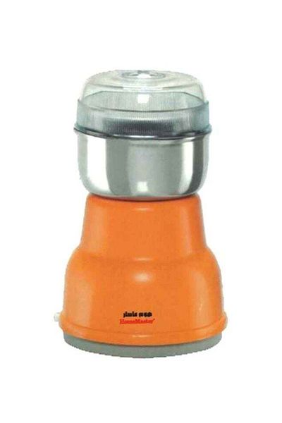 HOME MASTER Stainless Steel Coffee Grinder 200 Watts - Orange
