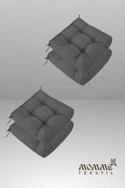 MoMMe Chair Cushion 45X45 cm Black Color