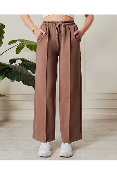 Jack Morino Oversize Doubleface Interlock Palazzo Trousers
