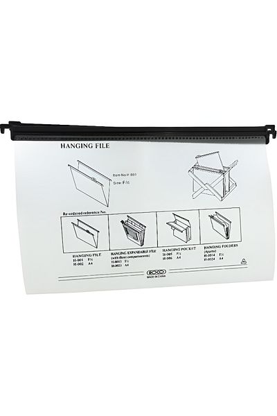 Roco Hanging File Tab Cut Removable White
