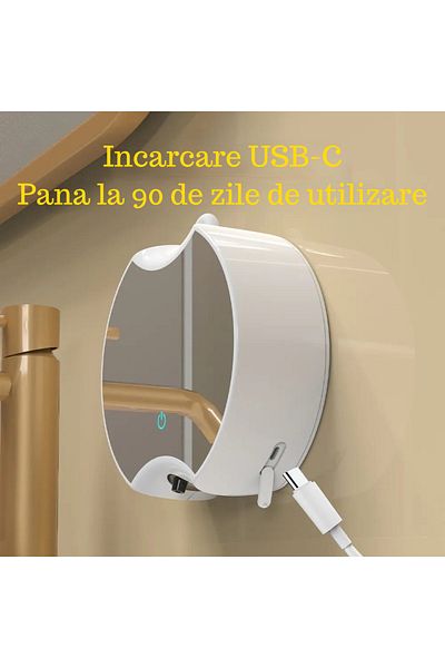 MARYALEX Foaming liquid soap dispenser, motion sensor, wall mount without holes, bathroom, kitchen