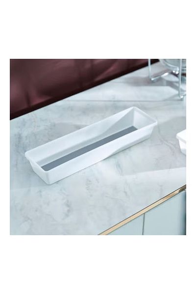 rexa Omega Anti-skid Storage Organiser White 24.4 X 8.6cm