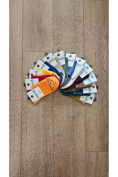 Aytuğ Aytuğ Men's Summer Season 12 Pairs Cotton-Cotton (Multi-Color) Konç Socks - 11103-12