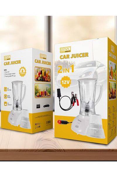 Denx Car Battery Operated Blender with Grinder DX3213