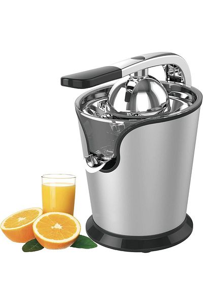 Generic عصارة حمضيات شديدة التحمل، محرك نحاسي، فلتر من الفولاذ المقاوم للصدأ، مخروطان، مقبض متين لسهولة العصير