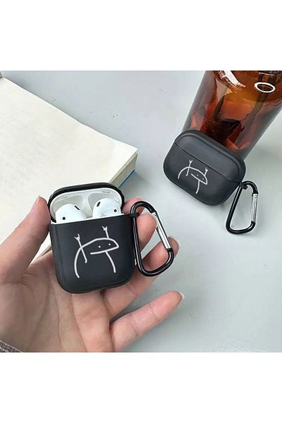 Choice For airpods 1 2 BROWN Hot Off Stylish Black Airpods Case Clear Case For Airpods 4 2 3 Pro 2 Generati