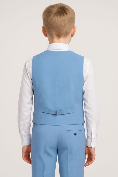SIRRI Boys' 4-Piece Classic Vest Set – Simple and Stylish Style (Ages 2-13)