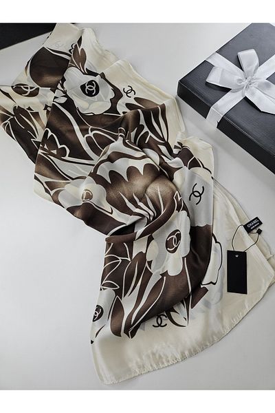 Webinay Home Νέα σεζόν Floral Rose Pattern Voile Silk Shawl