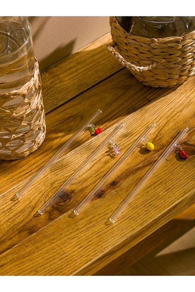 LC Waikiki Figured Glass Pipette Set of 4