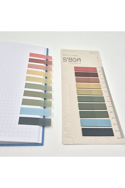 sibga tasarım Transparent Colored Postit Post-it Post ItBookmark Bookmark Postit Sticker Note Paper 200 Sheets