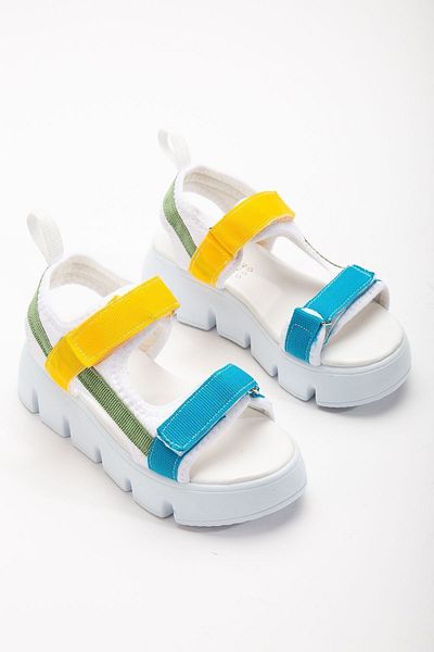 ESPEDA Sandale pentru fete - Talpă înaltă, Velcro 551