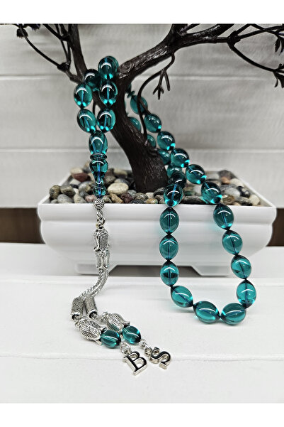 Zikir Tesbih Ateş Kehribar Tesbih, harfli Kişiye Özel Seri, Sıkma Kehribar Tesbih ,tespih Usta Işi Gümüş Kaplama