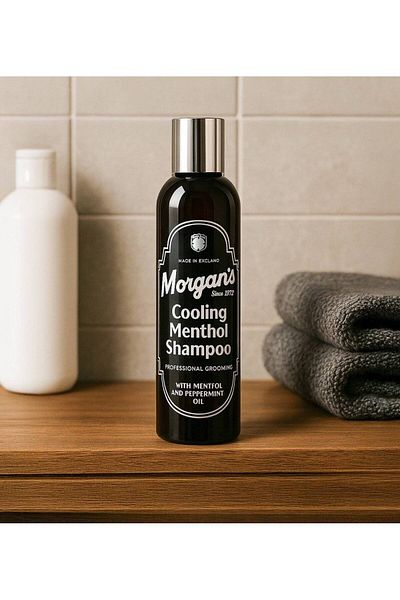 Morgan's Pomade 250 ml Menthol Refreshing Care Shampoo - Cooling Shampoo